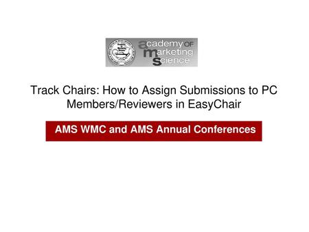 AMS WMC and AMS Annual Conferences