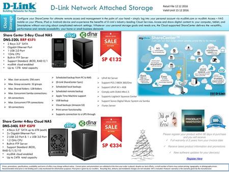 D-Link Network Attached Storage
