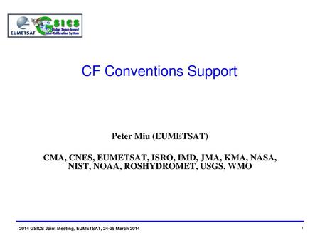 CF Conventions Support