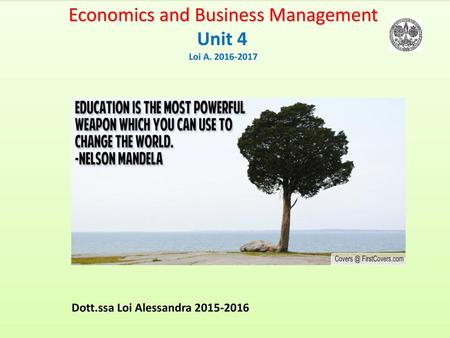 Economics and Business Management Unit 4