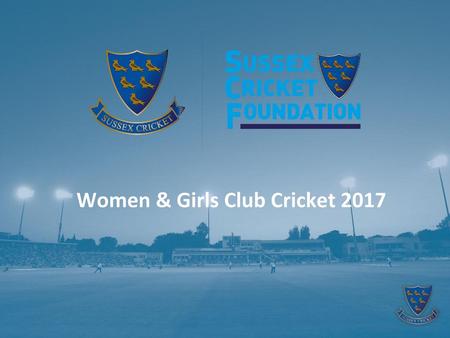 Women & Girls Club Cricket 2017