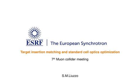 Target insertion matching and standard cell optics optimization