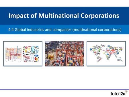 Impact of Multinational Corporations