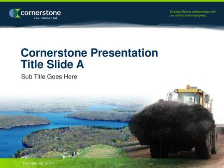 Cornerstone Presentation Title Slide A