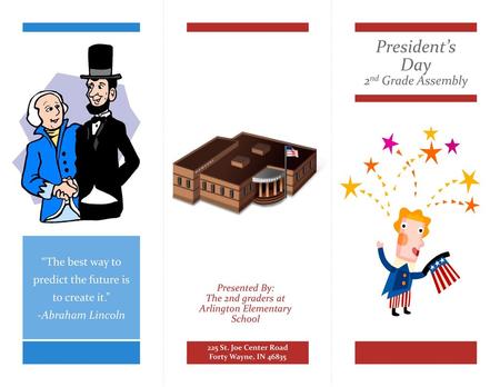 President’s Day 2nd Grade Assembly