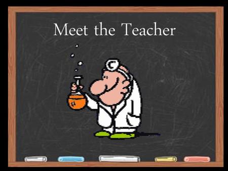 Meet the Teacher.