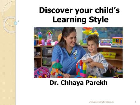 Discover your child’s Learning Style