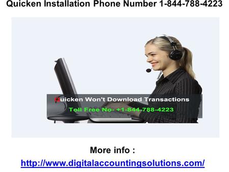 Quicken Installation Phone Number More info :