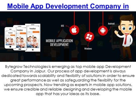 ANDROID APP DEVELOPMENT COMPANY IN JAIPUR