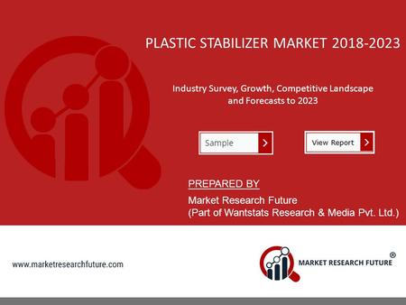 PLASTIC STABILIZER MARKET Industry Survey, Growth, Competitive Landscape and Forecasts to 2023 PREPARED BY Market Research Future (Part of Wantstats.