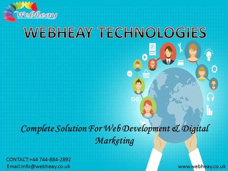 CONTACT: Complete Solution For Web Development & Digital Marketing.