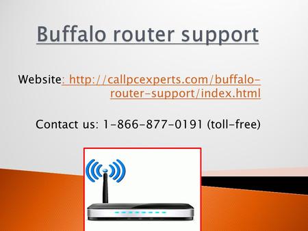 Buffalo router tech support