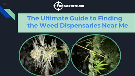 The Ultimate Guide to Finding the Weed Dispensaries Near Me.