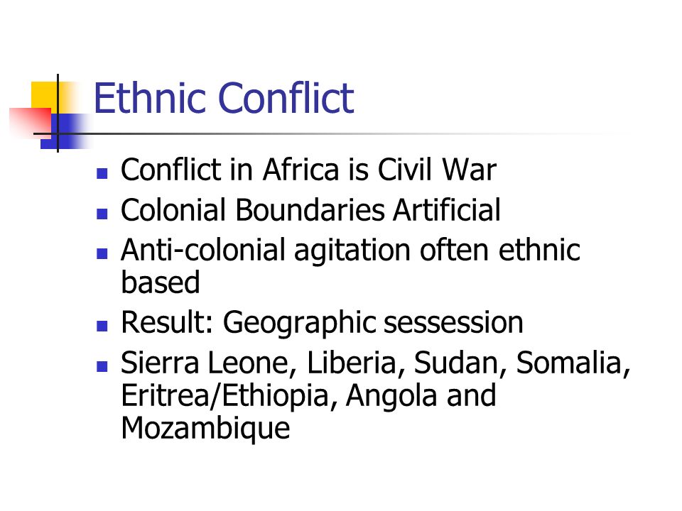 Ethnic Identity Conflict 104