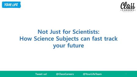 Not Just for Scientists: