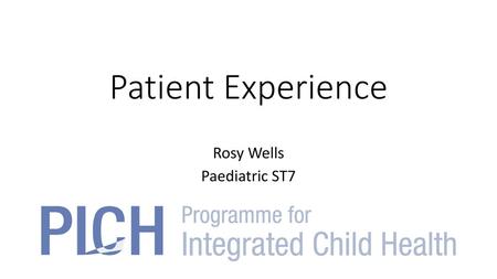Rosy Wells Paediatric ST7