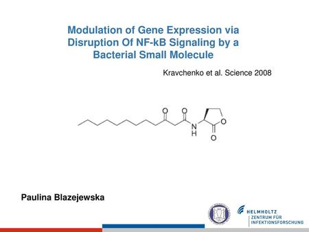 Modulation of Gene Expression via Disruption Of NF-kB Signaling by a