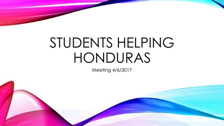 Students helping Honduras