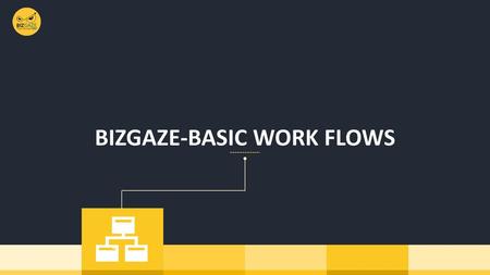 BIZGAZE-BASIC WORK FLOWS
