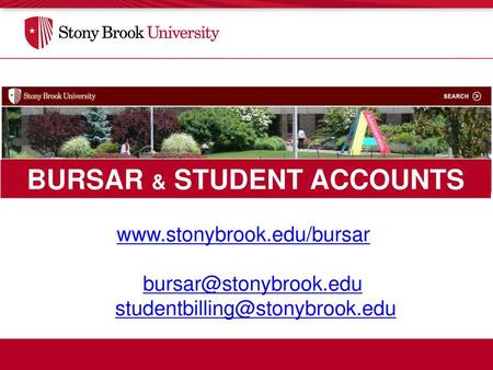 BURSAR & STUDENT ACCOUNTS