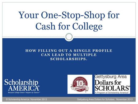 Your One-Stop-Shop for Cash for College
