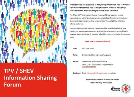 TPV / SHEV Information Sharing Forum