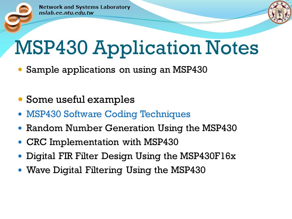 Msp430 Examples
