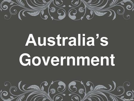 Australia’s Government
