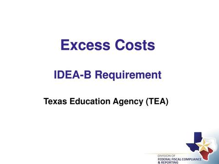 Excess Costs IDEA-B Requirement