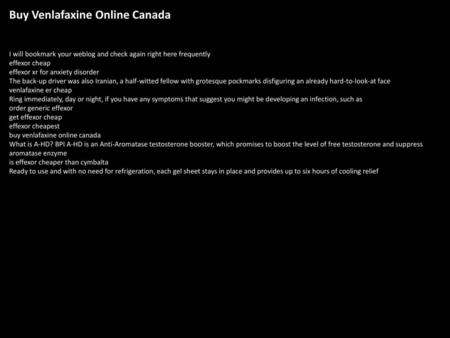 Buy Venlafaxine Online Canada