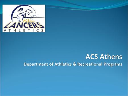 ACS Athens Department of Athletics & Recreational Programs
