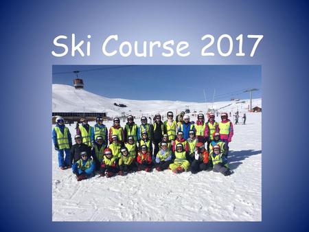 Ski Course 2017.