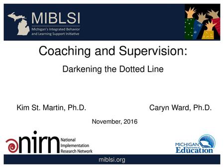 Coaching and Supervision: