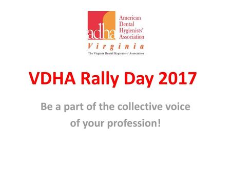 Be a part of the collective voice of your profession!
