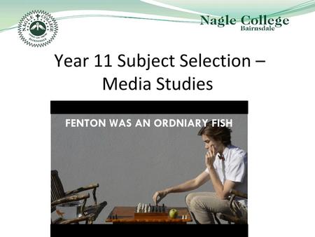Year 11 Subject Selection – Media Studies