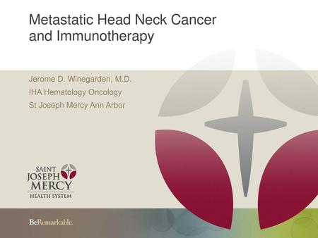 Metastatic Head Neck Cancer and Immunotherapy