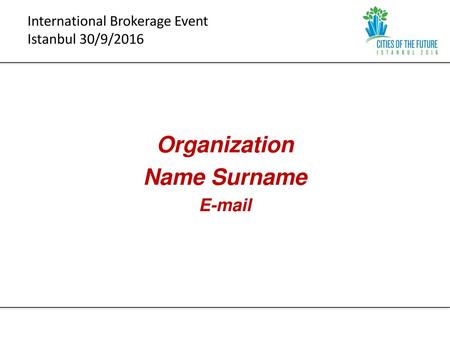Organization Name Surname