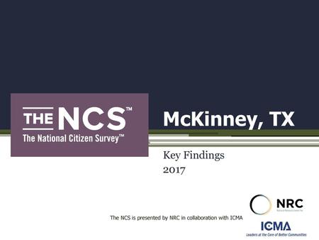 McKinney, TX Key Findings 2017