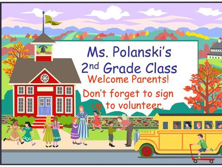 Ms. Polanski’s 2nd Grade Class