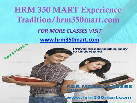 HRM 350 MART Experience Tradition/hrm350mart.com
