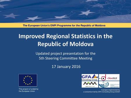 Improved Regional Statistics in the Republic of Moldova