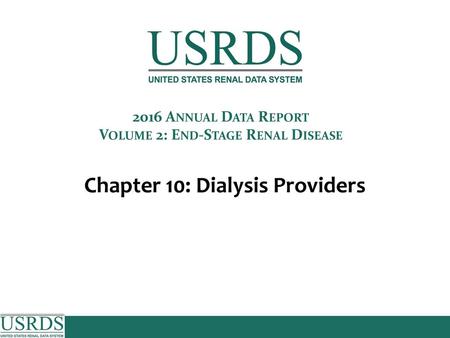 Figure 10.1 Dialysis unit counts, by unit affiliation, 2011–2014
