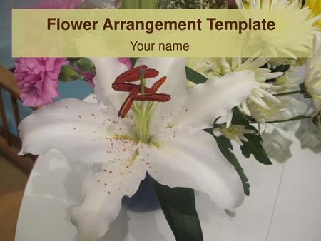 Flower Arrangement Template