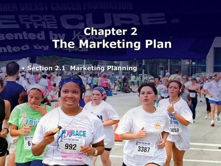 Chapter 2 The Marketing Plan