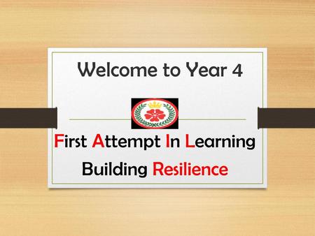 First Attempt In Learning Building Resilience