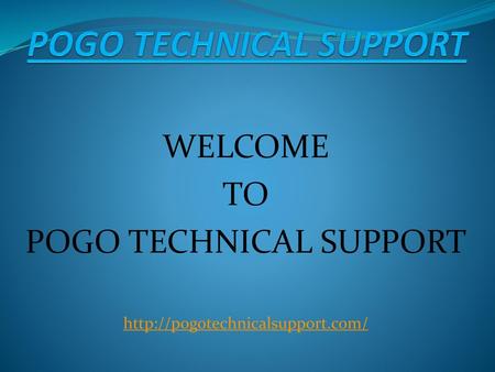 POGO TECHNICAL SUPPORT