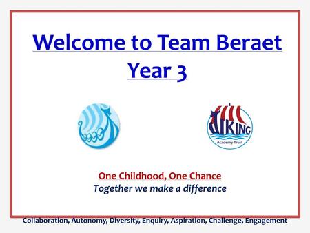 Welcome to Team Beraet Year 3