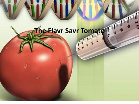 The Flavr Savr Tomato.