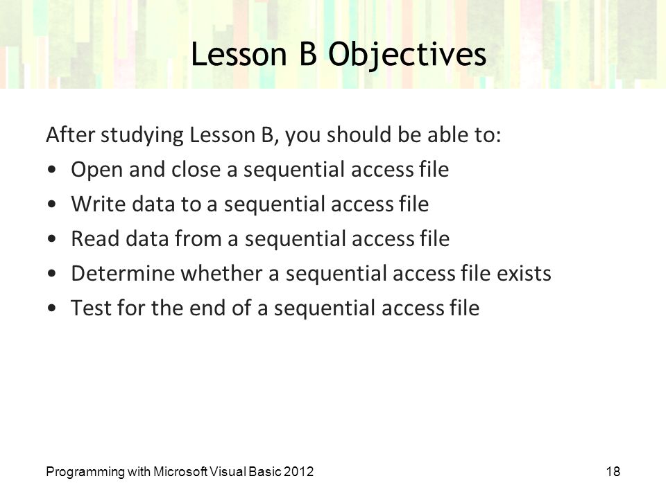 Read And Write Text File Visual Basic