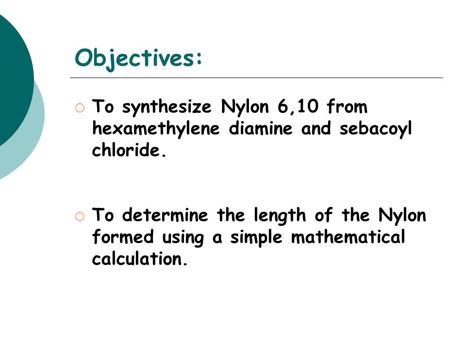 Synthesize Nylon 32